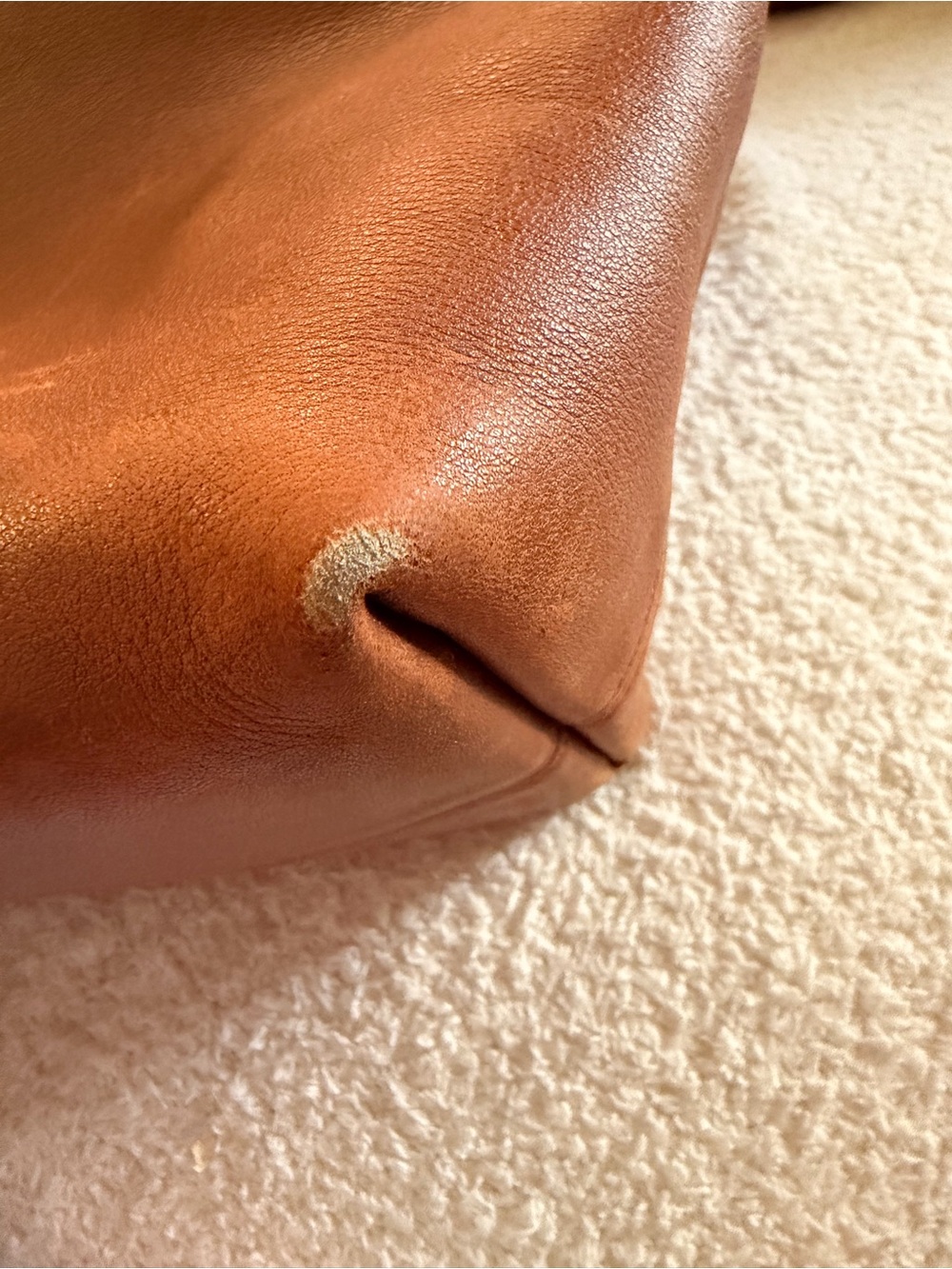 Coach Brown Leather Tote Bag - Picture 7 of 8